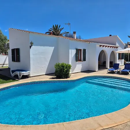 Familiar Con Piscina Privada En Calan Blanes Feriehus